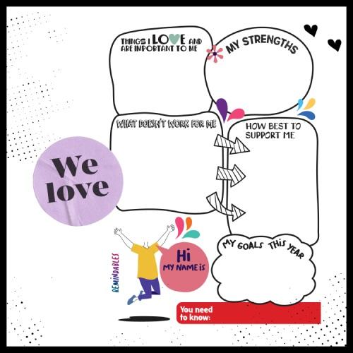 About Me free printable