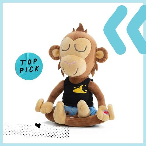 The Meditate Mate Monkey is a soft plush toy designed to assist children with relaxation at bedtime.It has a single 7-minute guided meditation followed by soft music that children can listen to and drift off to sleep. The single meditation signals to your child to relax and can help with a calmer bedtime routine. RRP $79.95 